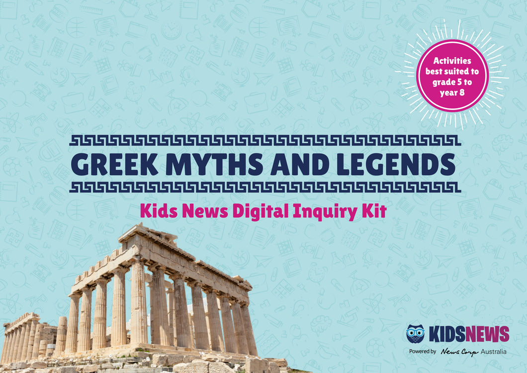 Kids News Digital Inquiry Kit - Greek Myths and Legends